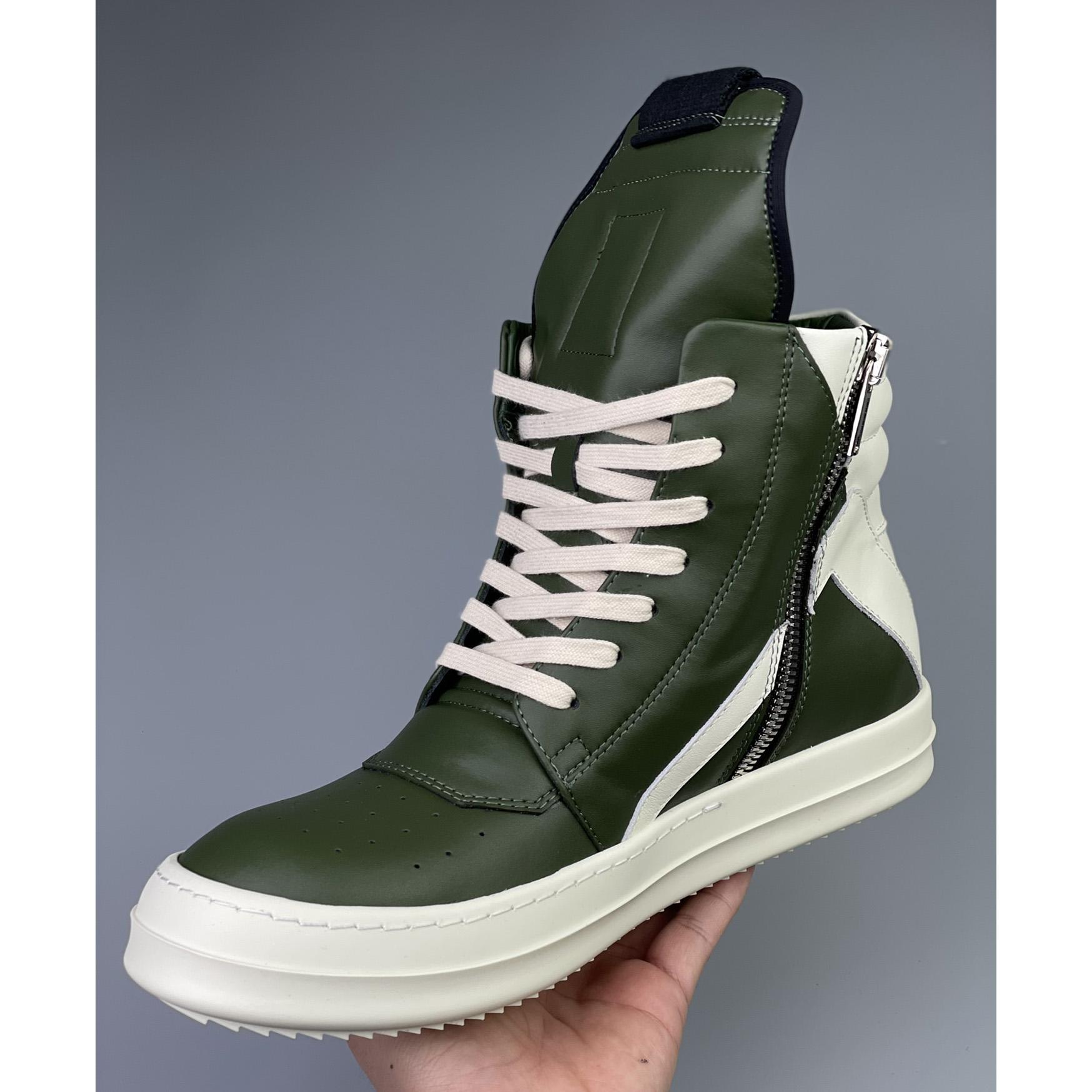 Rick Owens Geobasket High Top Sneakers - DopestKickz