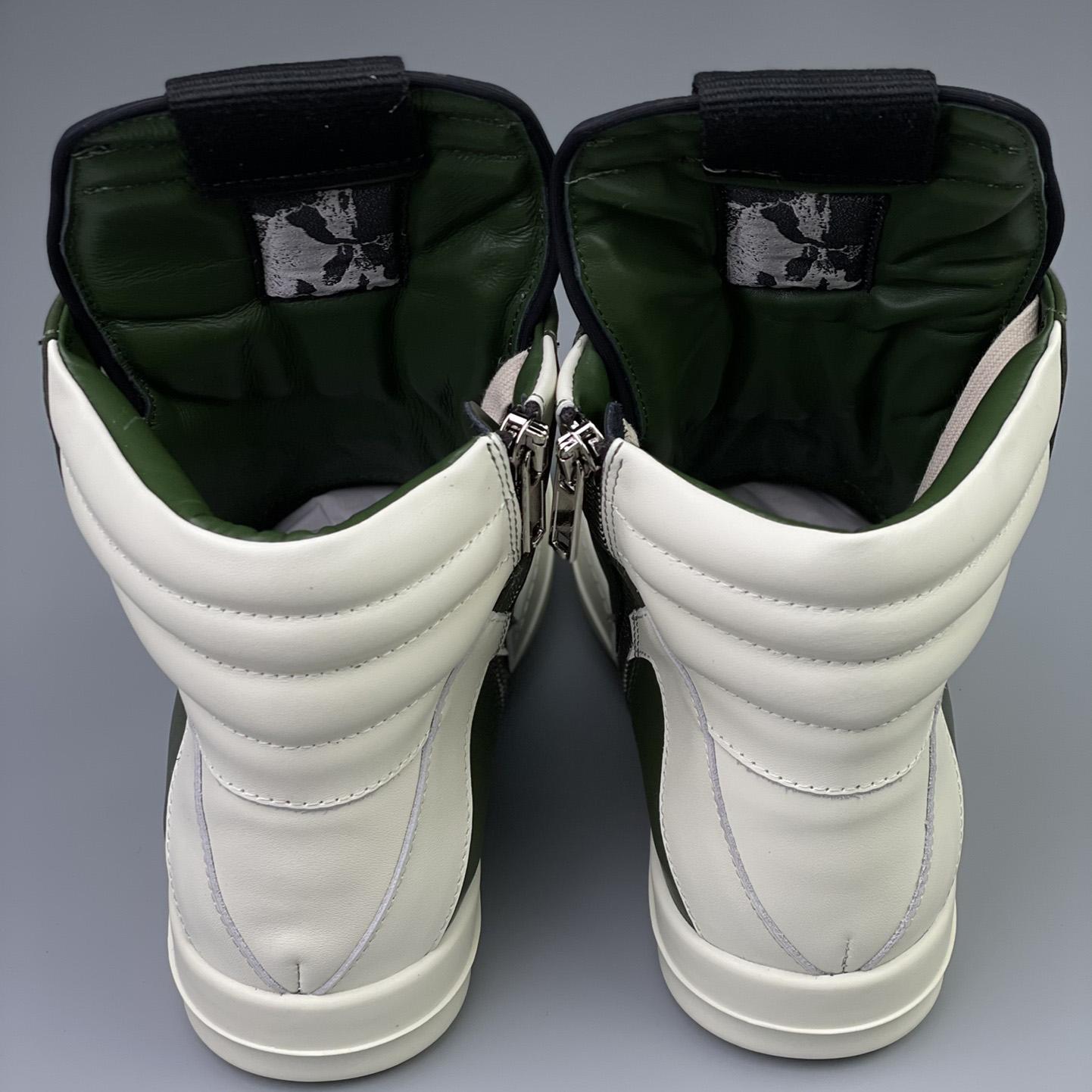 Rick Owens Geobasket High Top Sneakers - DopestKickz