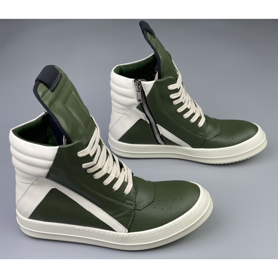 Rick Owens Geobasket High Top Sneakers - DopestKickz