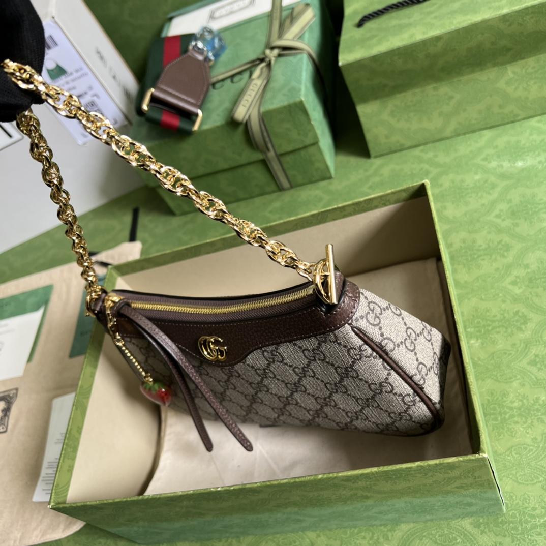 Gucci Ophidia GG Small Handbag(25*15.5*6cm)    - DopestKickz