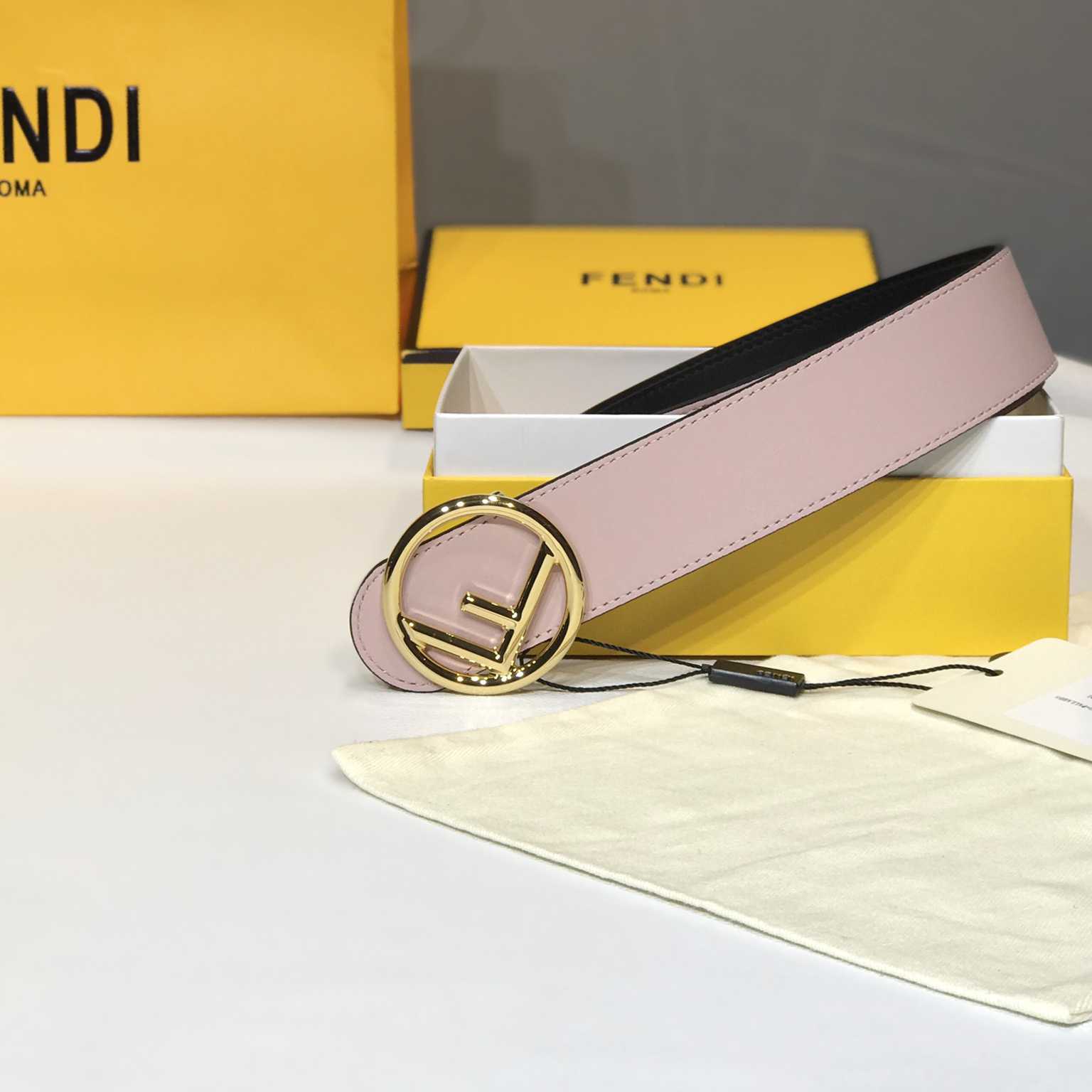 Fendi Black Leather Belt - DopestKickz