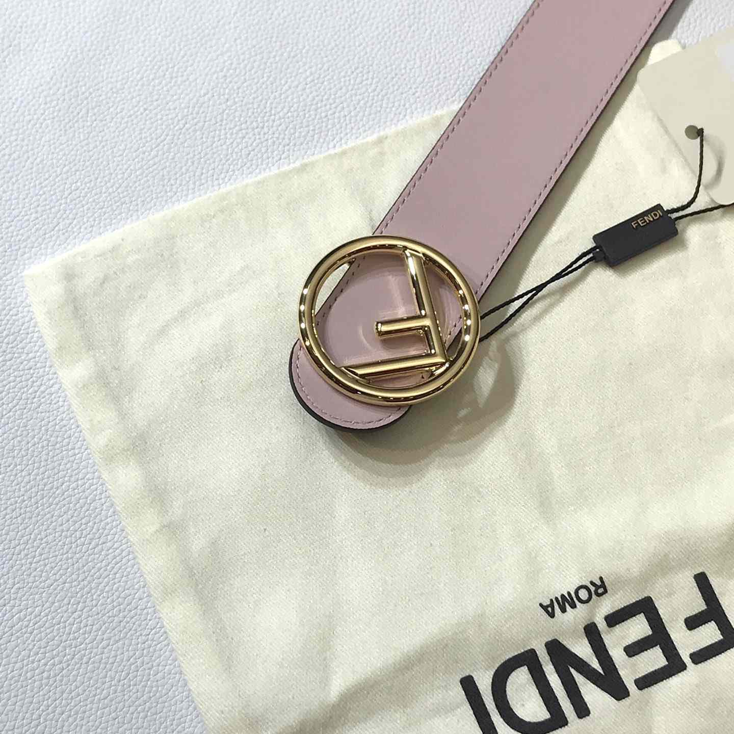 Fendi Black Leather Belt - DopestKickz