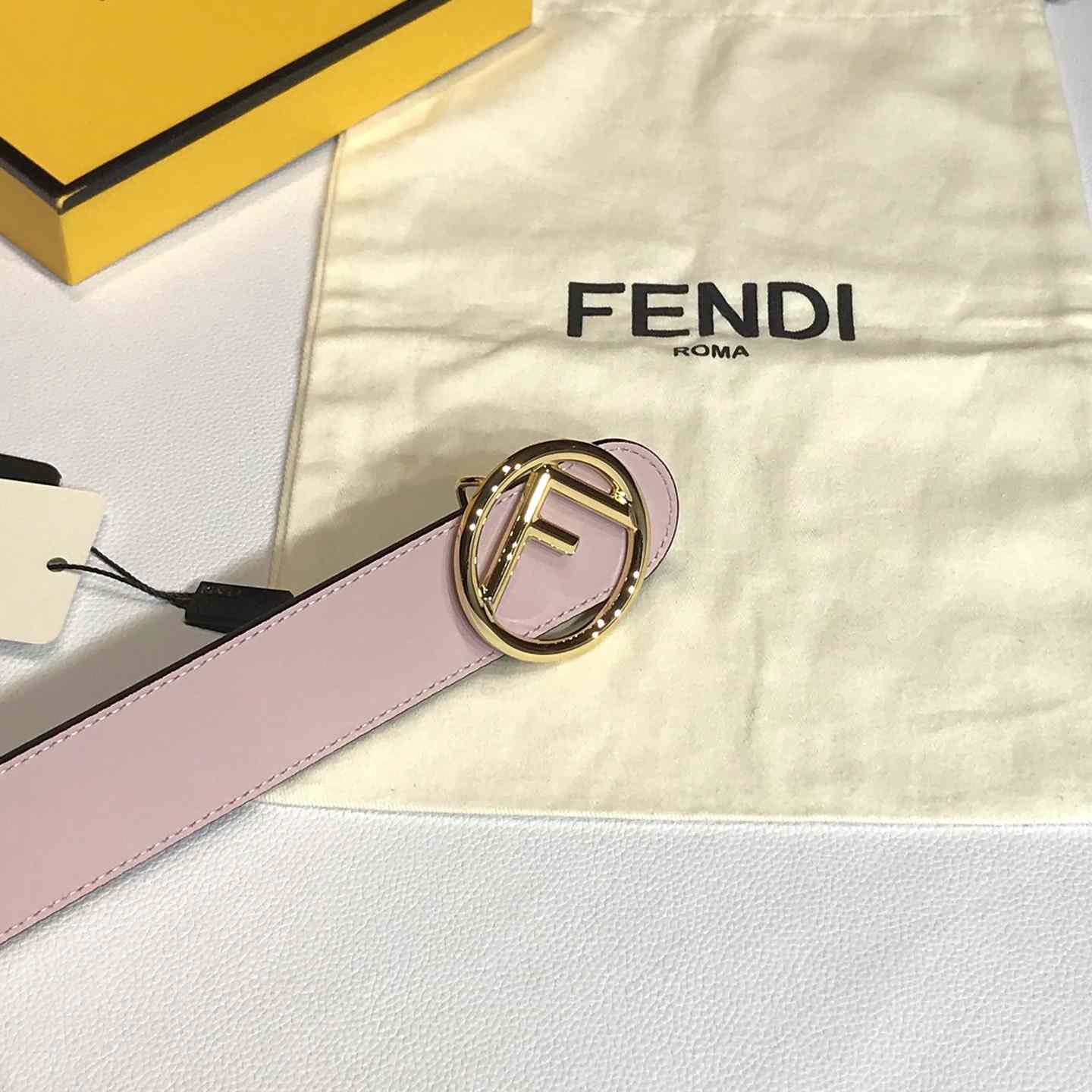 Fendi Black Leather Belt - DopestKickz