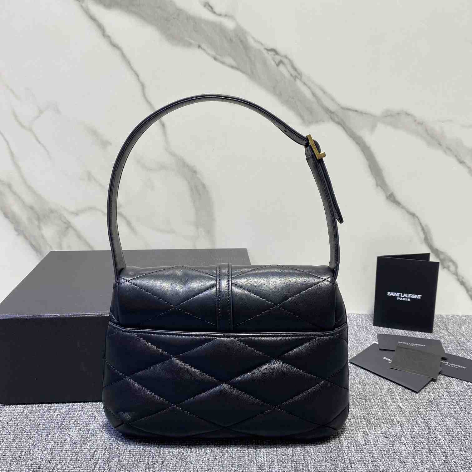 Saint Laurent Le 57 Hobo Bag In Quilted Lambskin - DopestKickz
