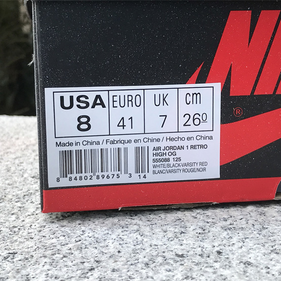 Air Jordan 1 Low “Black Toe” Sneaker      555088-125 - DopestKickz