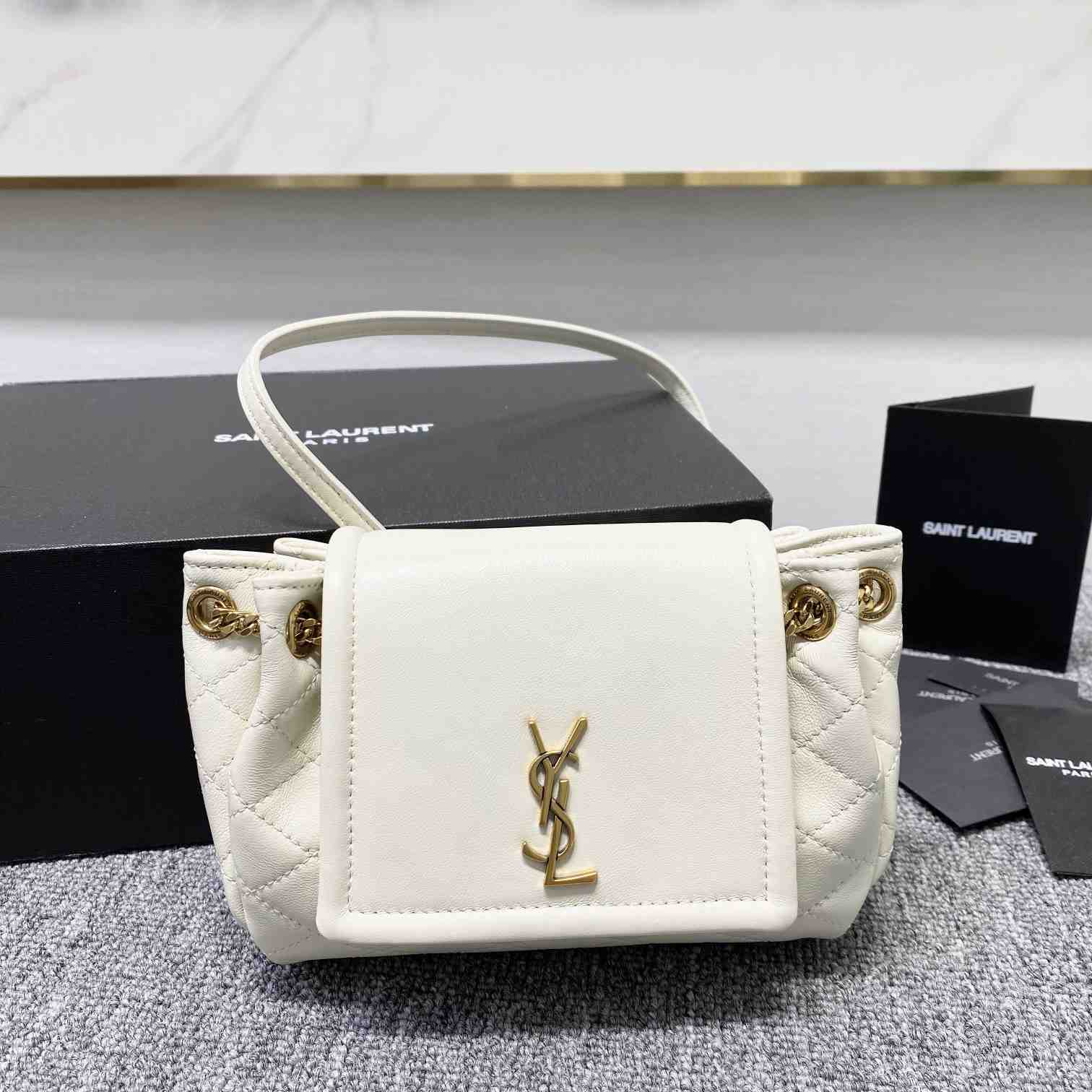 Saint Laurent Mini Nolita In Lambskin - DopestKickz