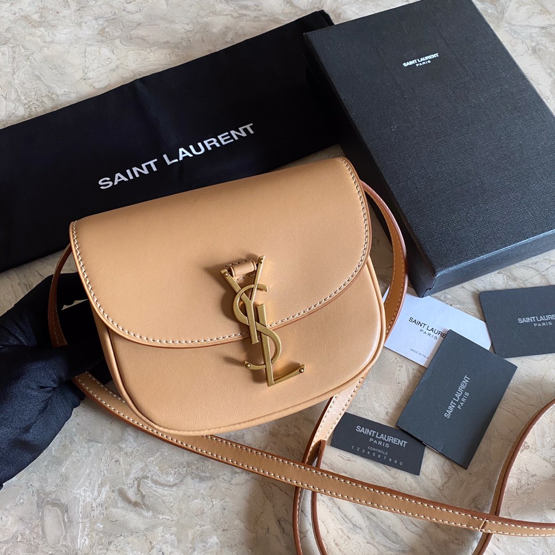 Saint Laurent Kaia Small Satchel In Smooth Vintage Leather - DopestKickz