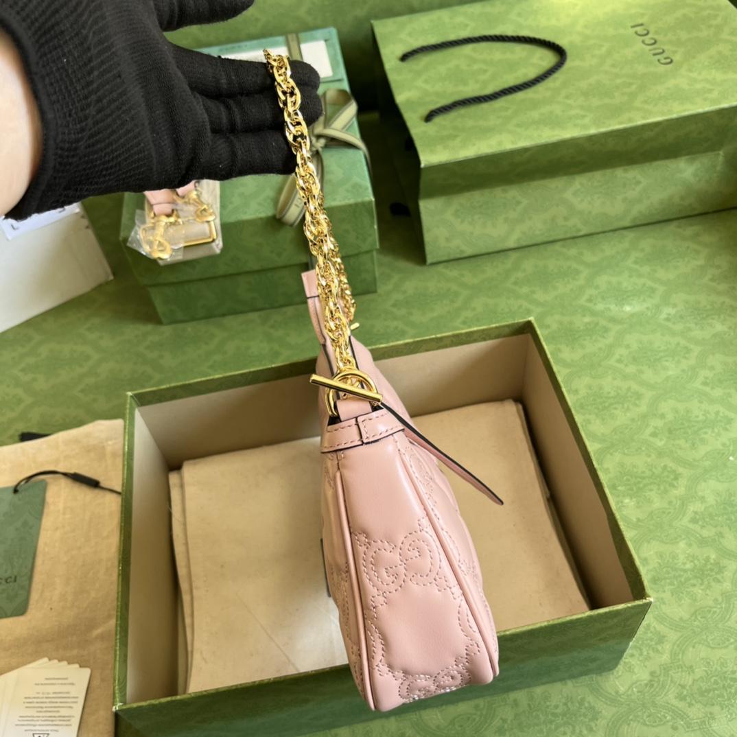 Gucci GG Matelassé Handbag(25-15-8cm) - DopestKickz