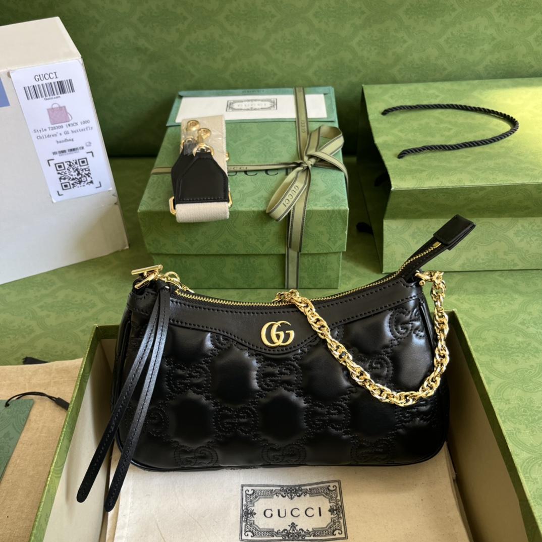 Gucci GG Matelassé Handbag(25-15-8cm) - DopestKickz