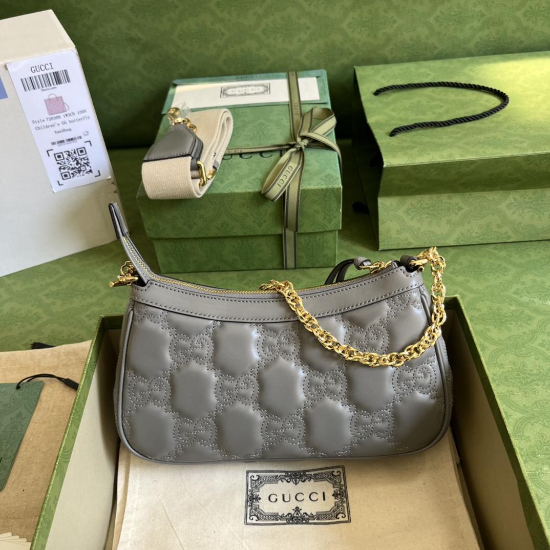 Gucci GG Matelassé Handbag(25-15-8cm) - DopestKickz