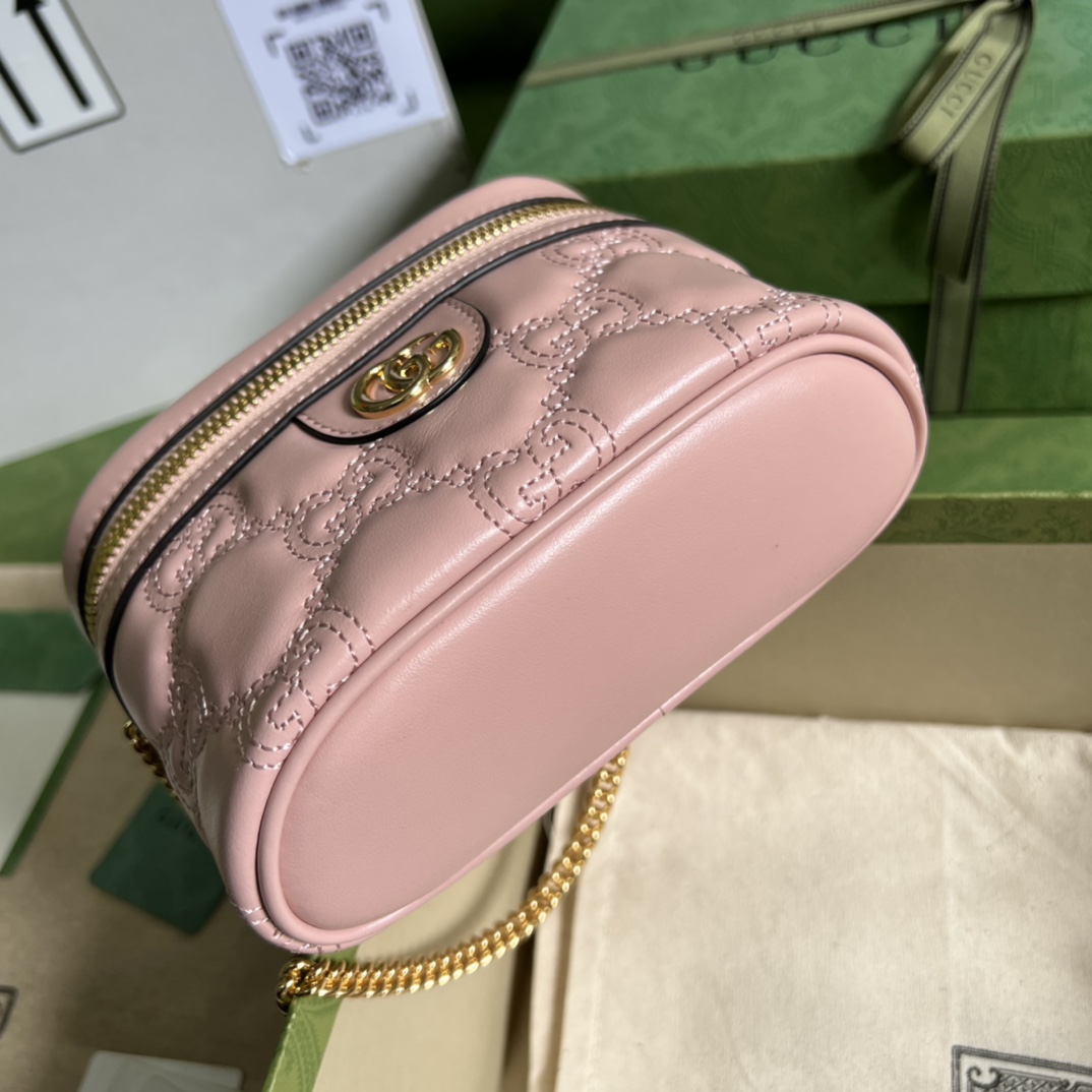 Gucci GG Matelassé Top Handle Mini Bag(16-10.5-5cm) - DopestKickz