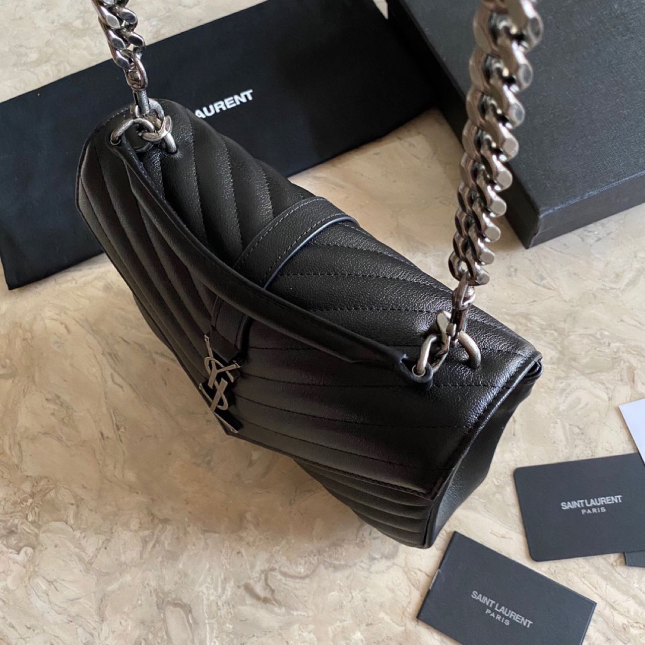 Saint Laurent College Shoulder Bag    24cm - DopestKickz