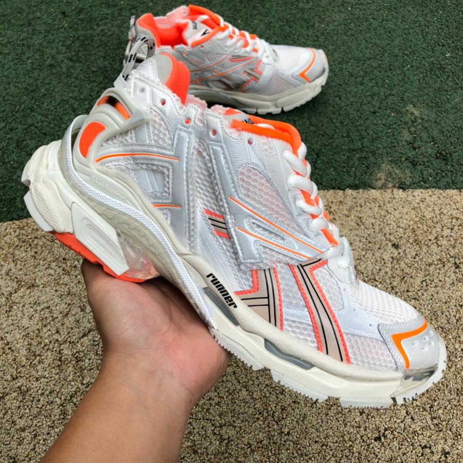 Balenciaga Runner Sneaker In Fluo Orange - DopestKickz