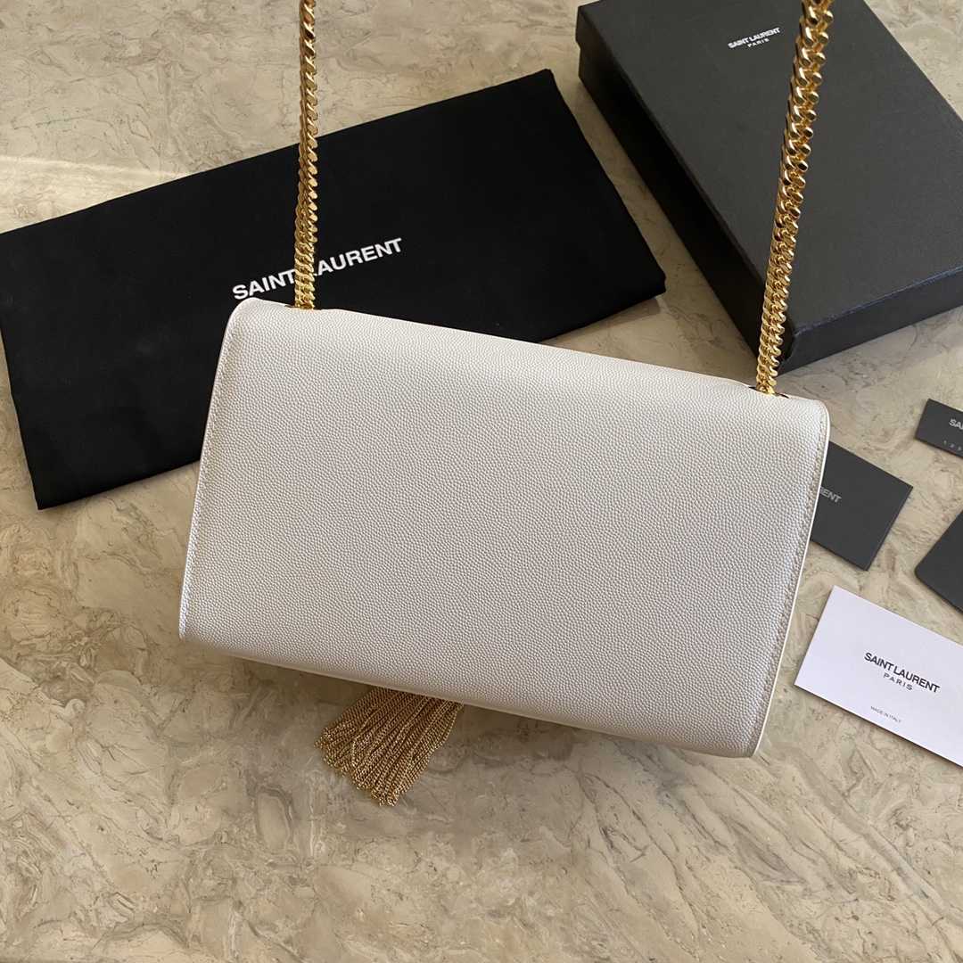 Saint Laurent Kate Chain Wallet With Tassel (24*14.5*5.5cm) - DopestKickz