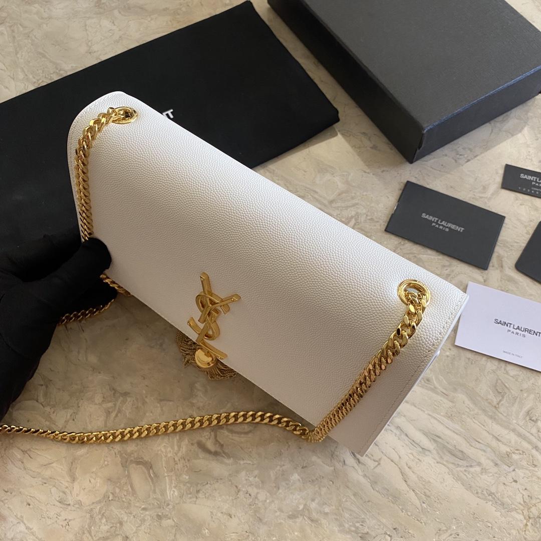Saint Laurent Kate Chain Wallet With Tassel (24*14.5*5.5cm) - DopestKickz
