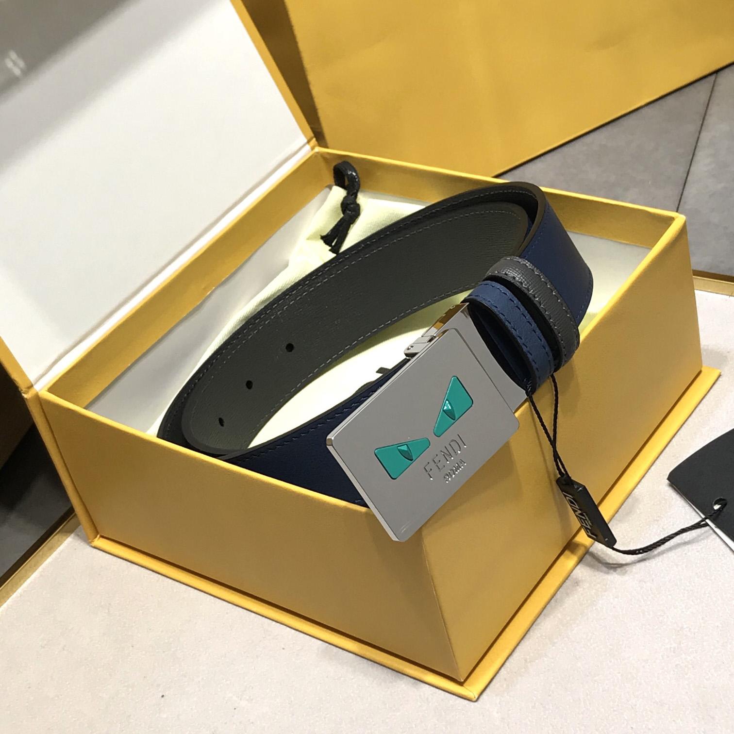 Fendi Leather Belt    35mm - DopestKickz