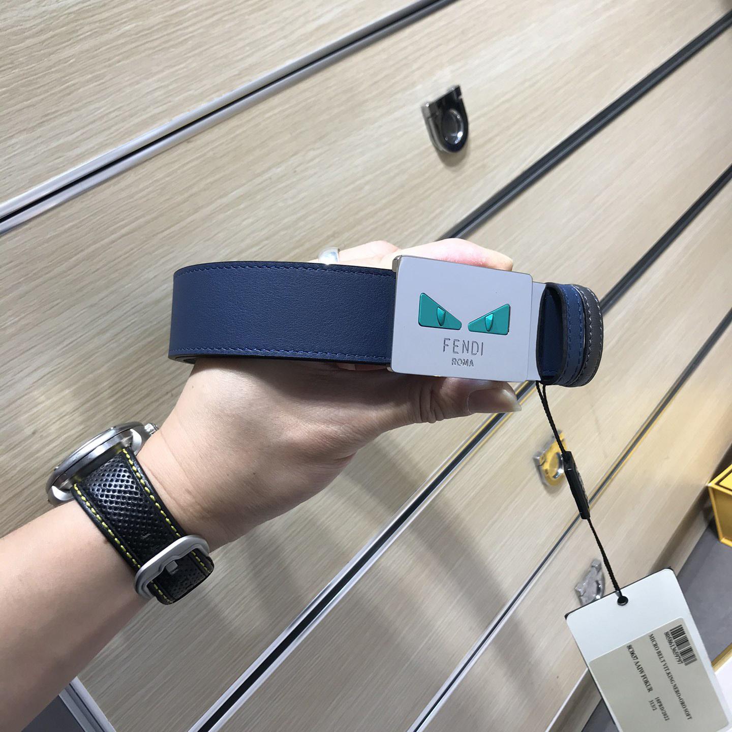 Fendi Leather Belt    35mm - DopestKickz