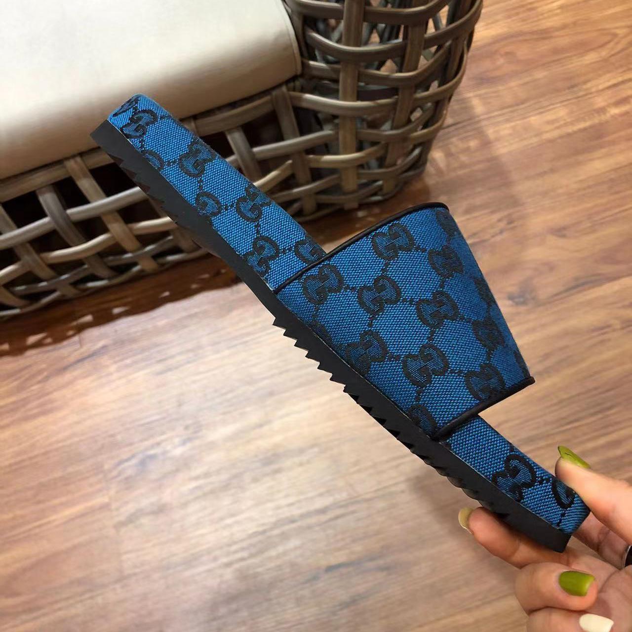 Gucci Men's GG Canvas Slide Sandal - DopestKickz