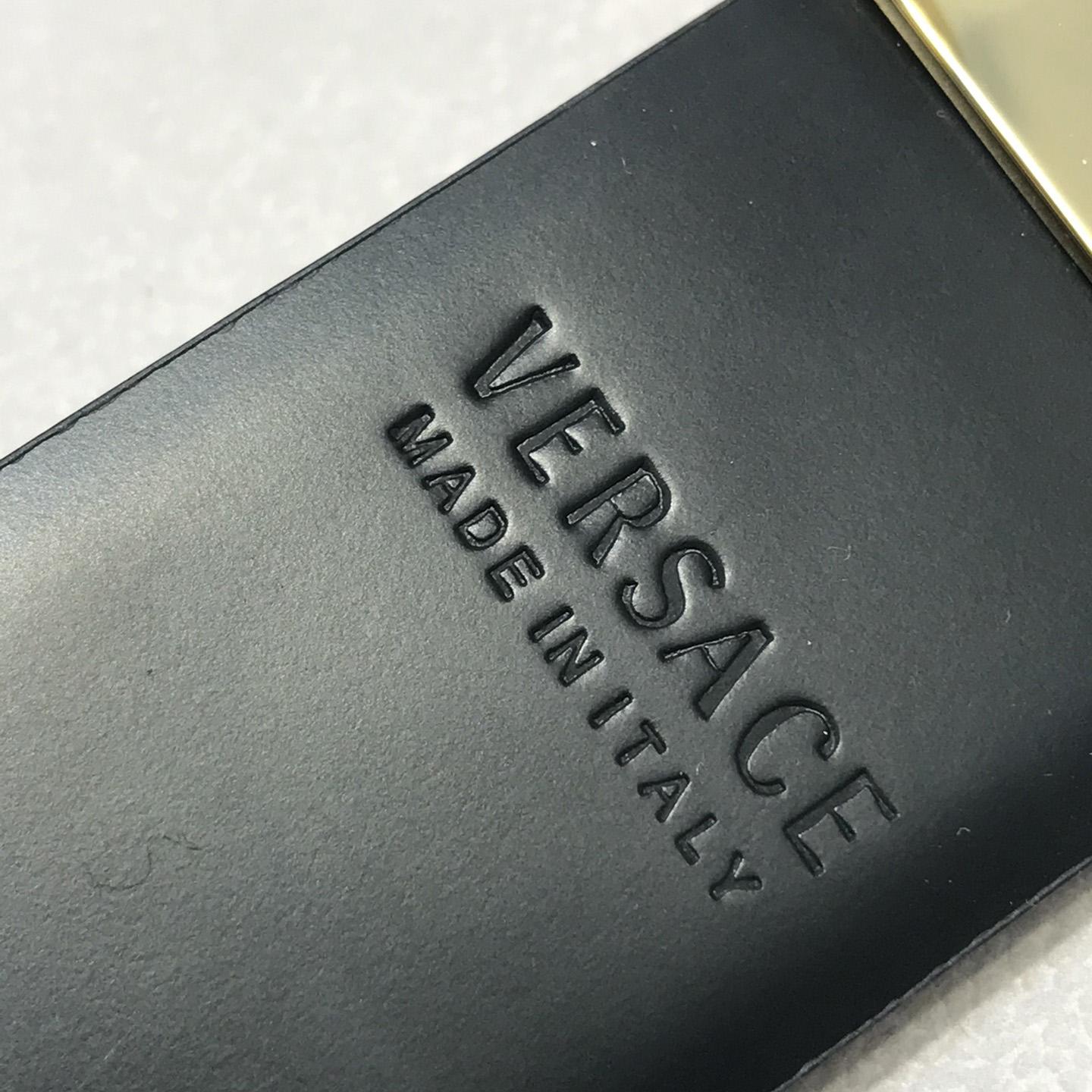 Versace La Medusa Silver Baroque Reversible Belt - DopestKickz