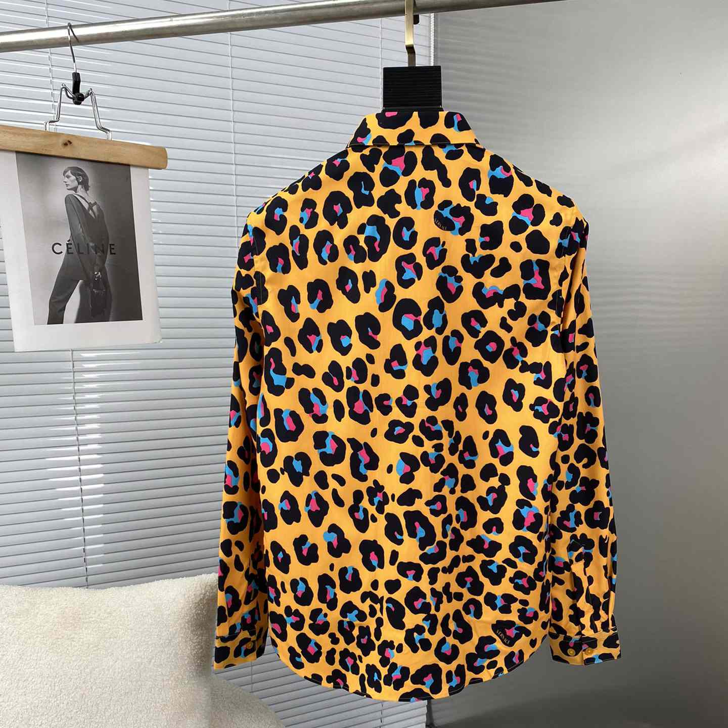 Versace Daisy Leopard Shirt - DopestKickz