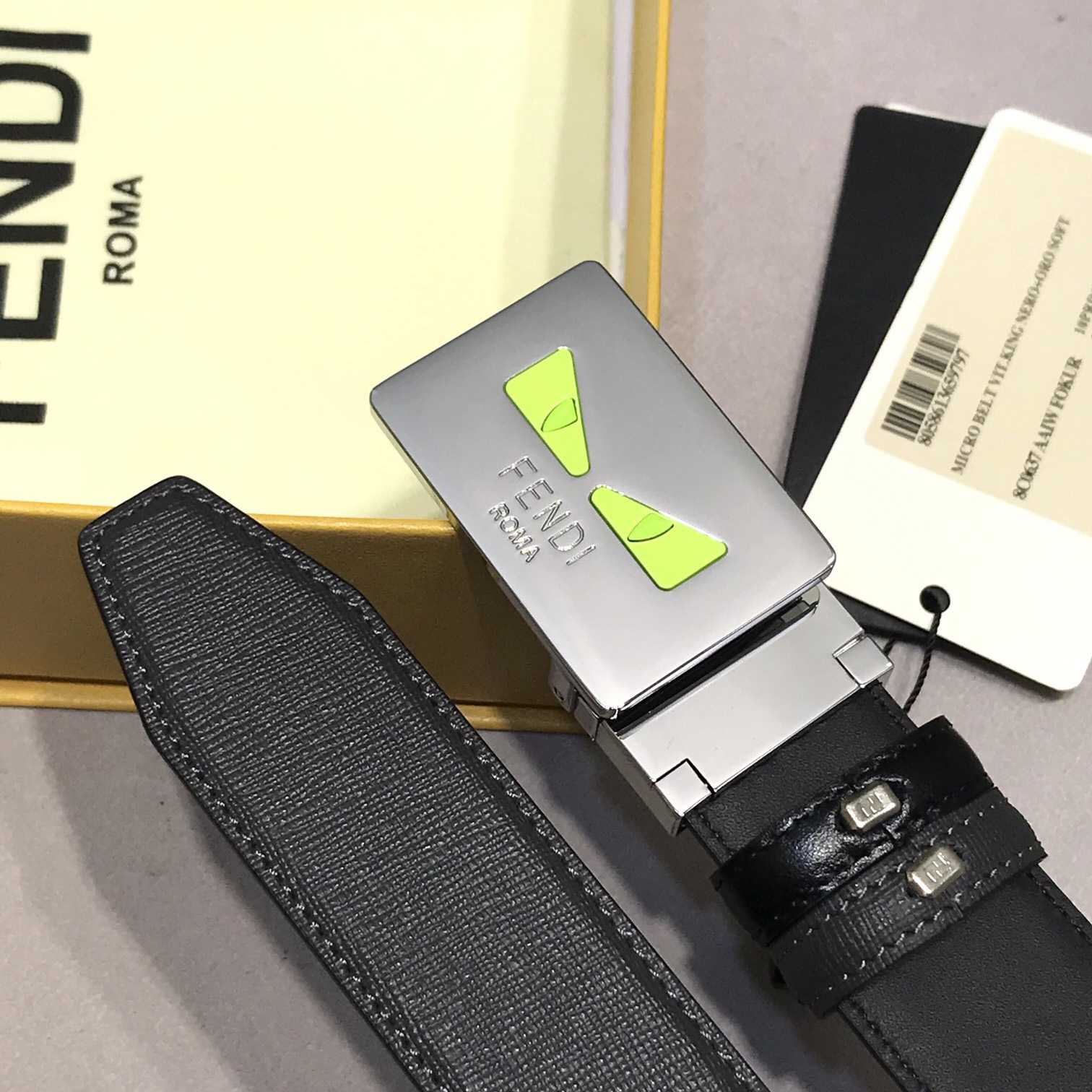Fendi Leather Belt    35mm - DopestKickz