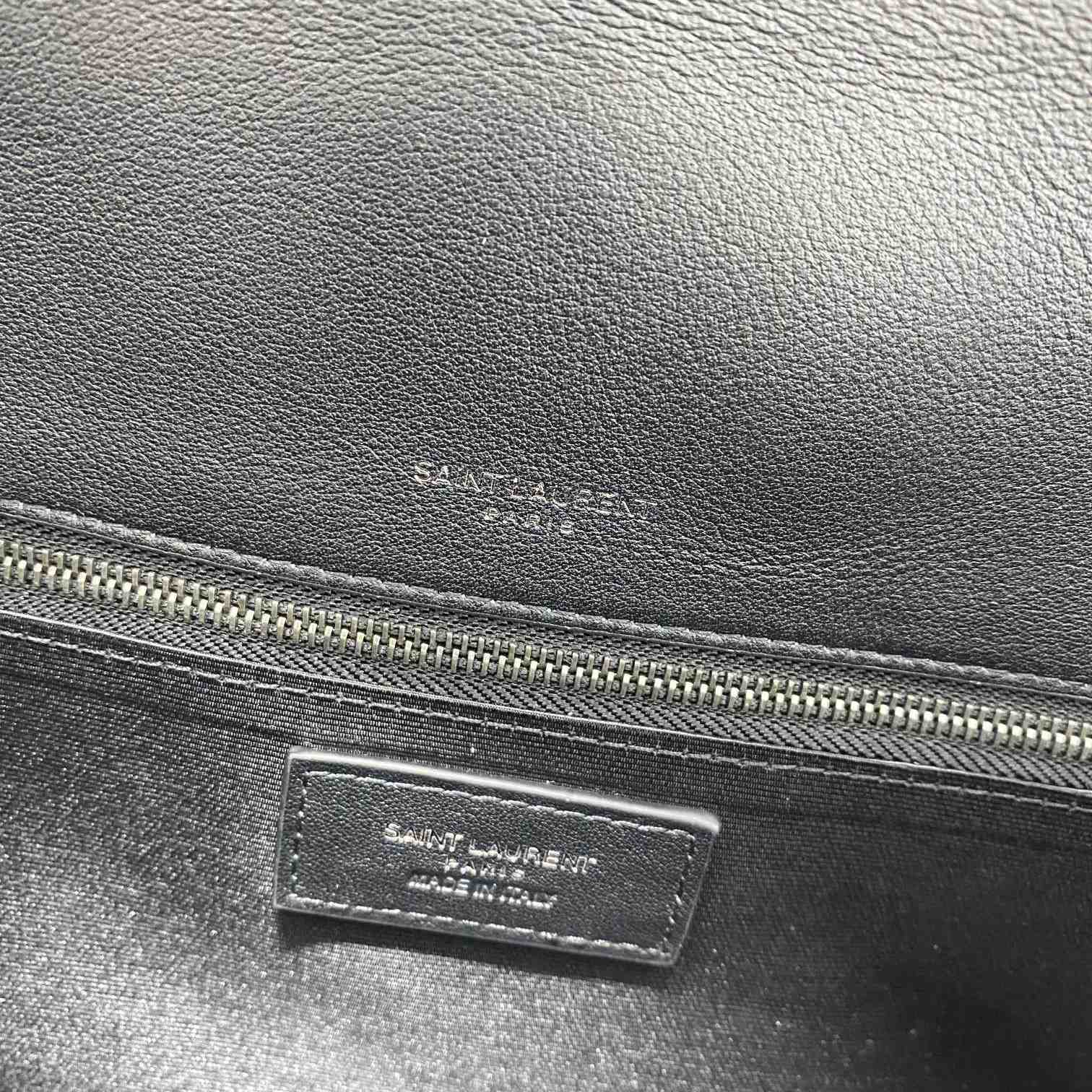 Saint Laurent Women's Niki Medium Striped Canvas Shoulder Bag (28cm) - DopestKickz