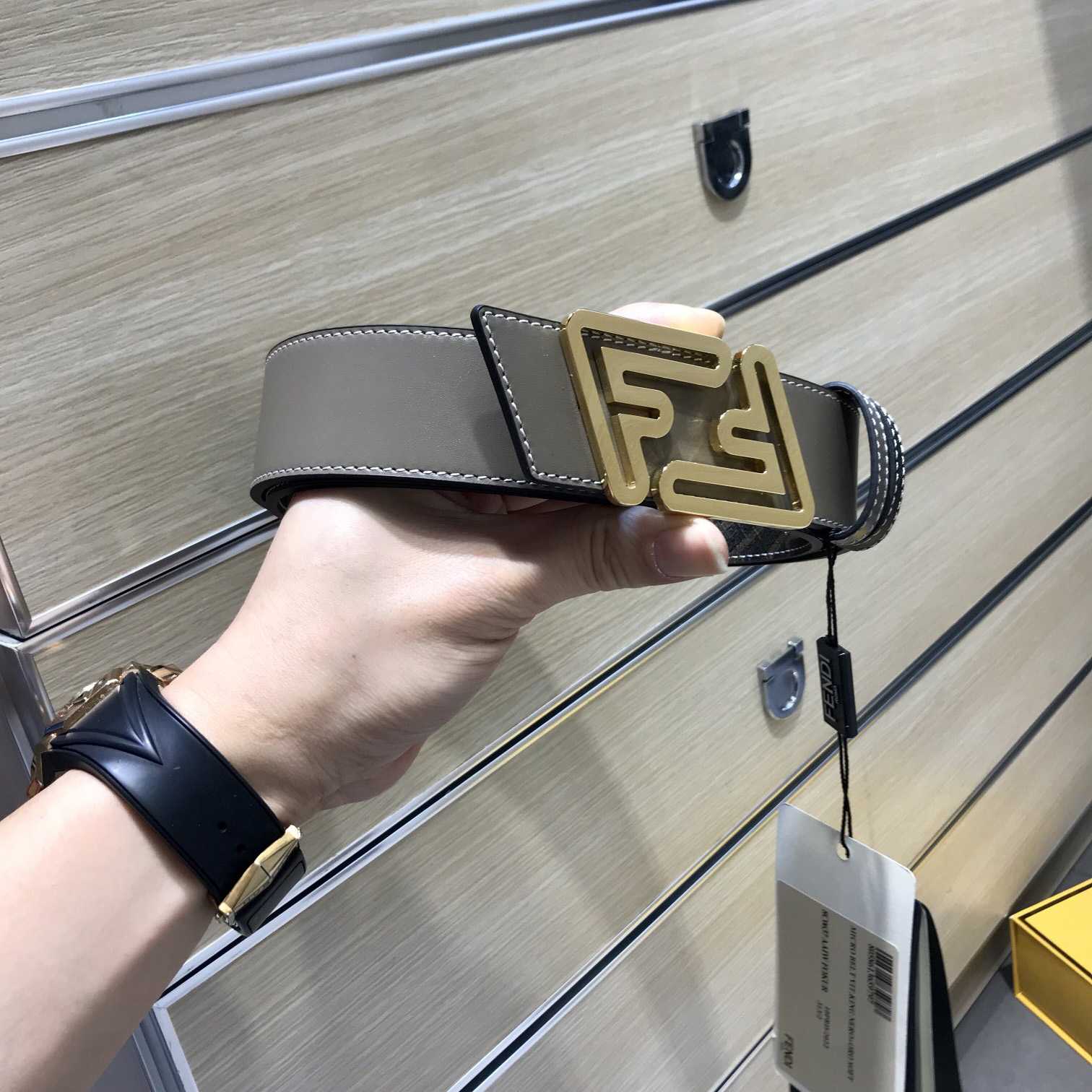 Fendi Leather Belt - DopestKickz