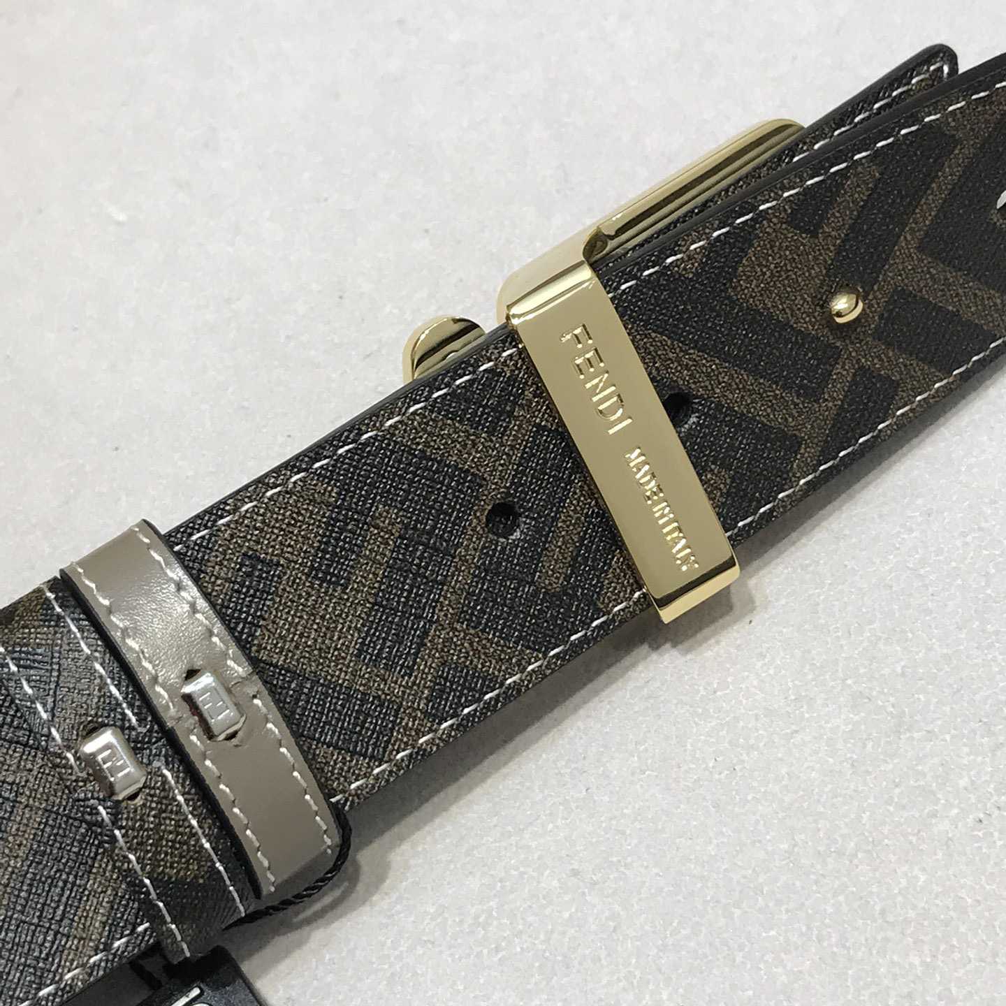 Fendi Leather Belt - DopestKickz