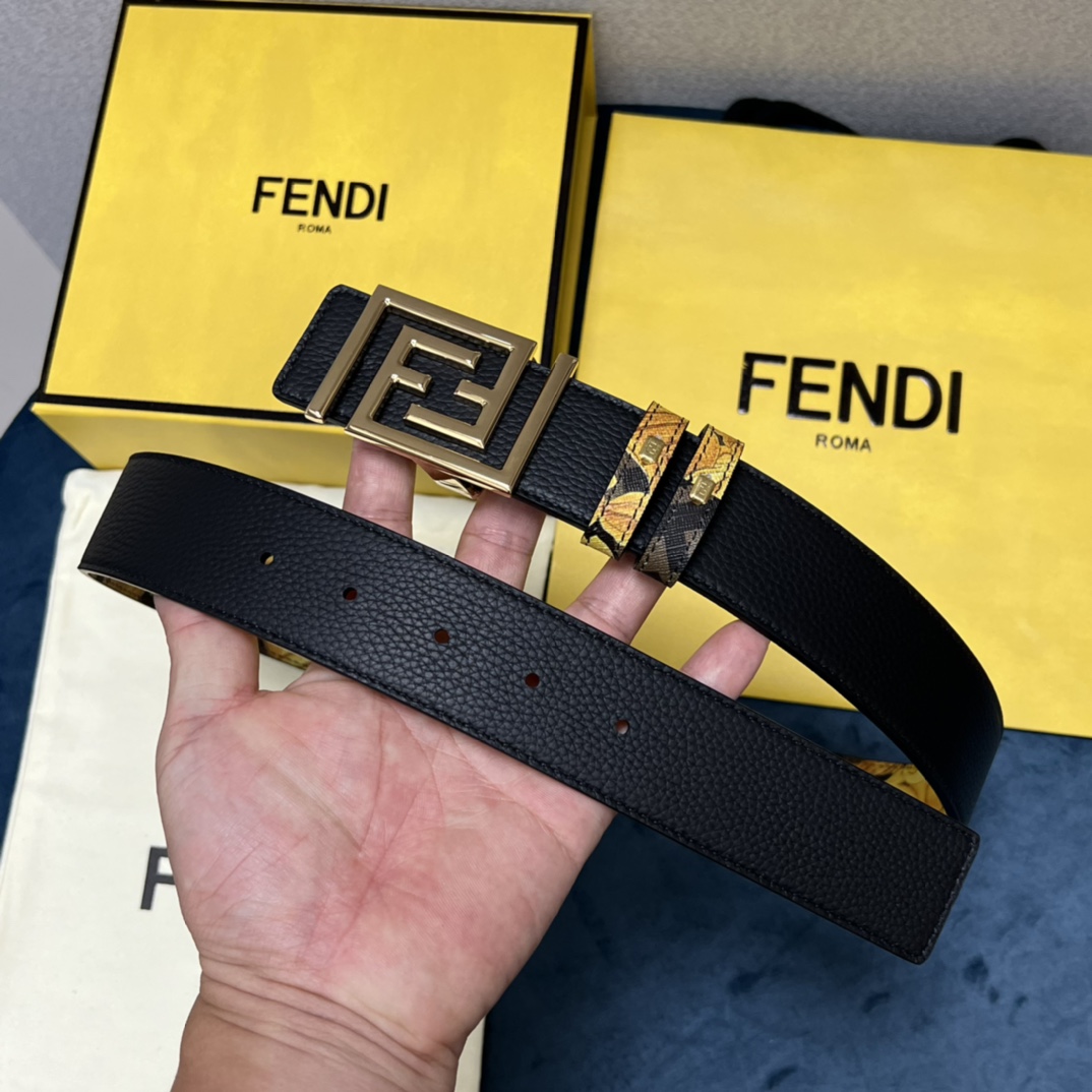 Fendi x Versace Fendace Reversible Belt - DopestKickz