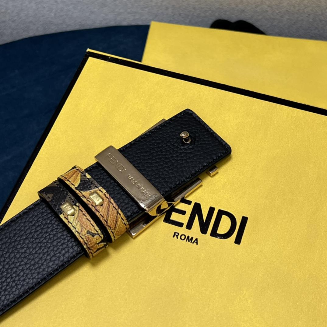 Fendi x Versace Fendace Reversible Belt - DopestKickz