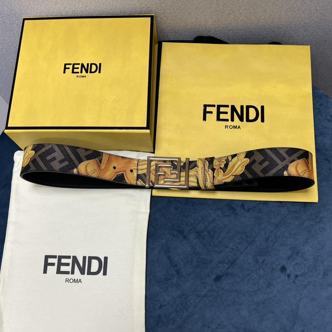 Fendi x Versace Fendace Reversible Belt - DopestKickz