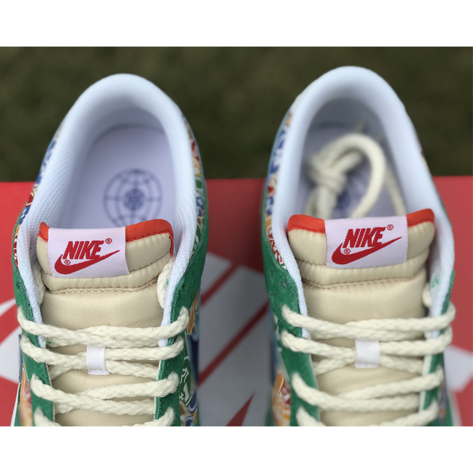 Nike Dunk Low “Foam Finger” Sneaker       DZ5184-300 - DopestKickz