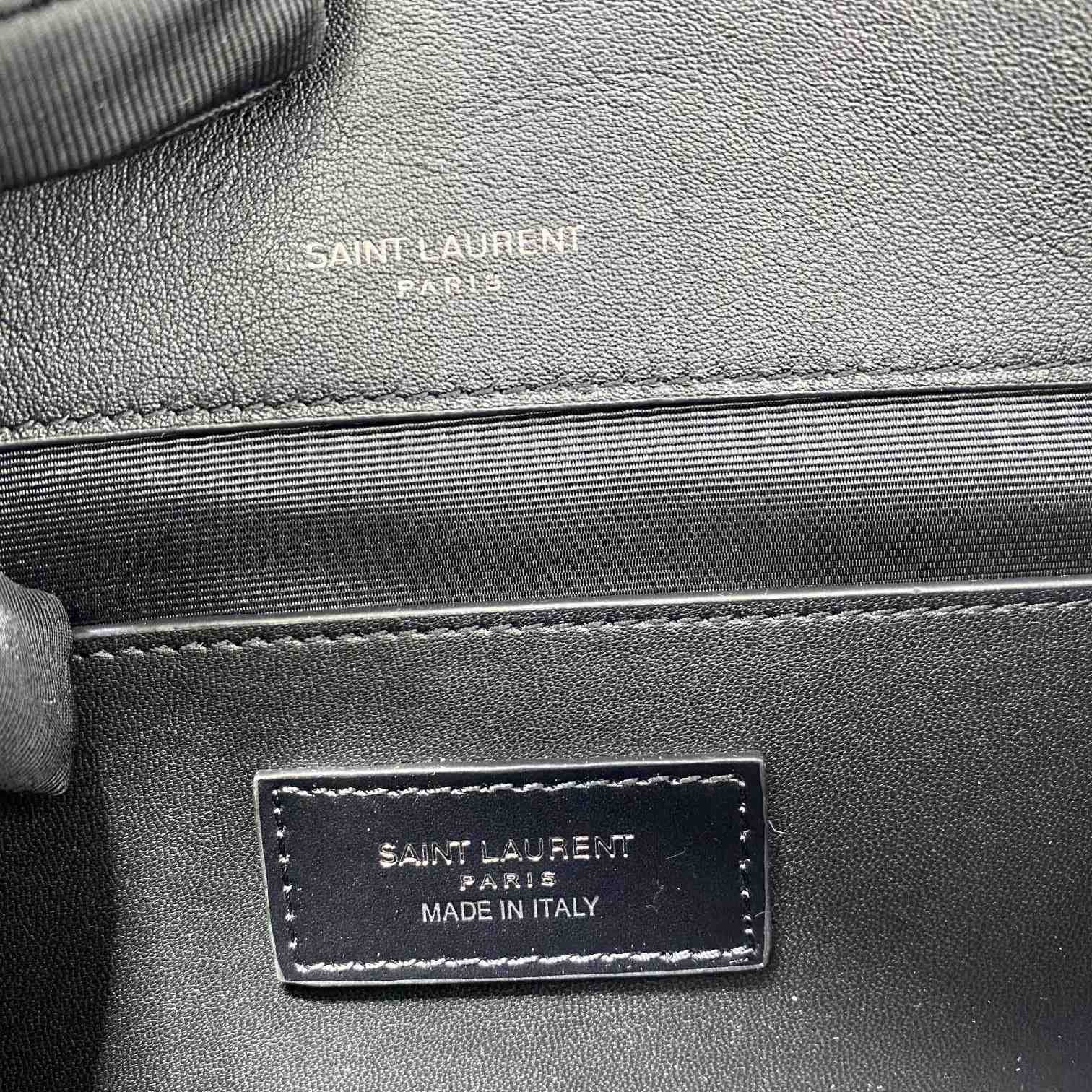 Saint Laurent Women's Niki Small Striped Canvas Shoulder Bag (22cm) - DopestKickz