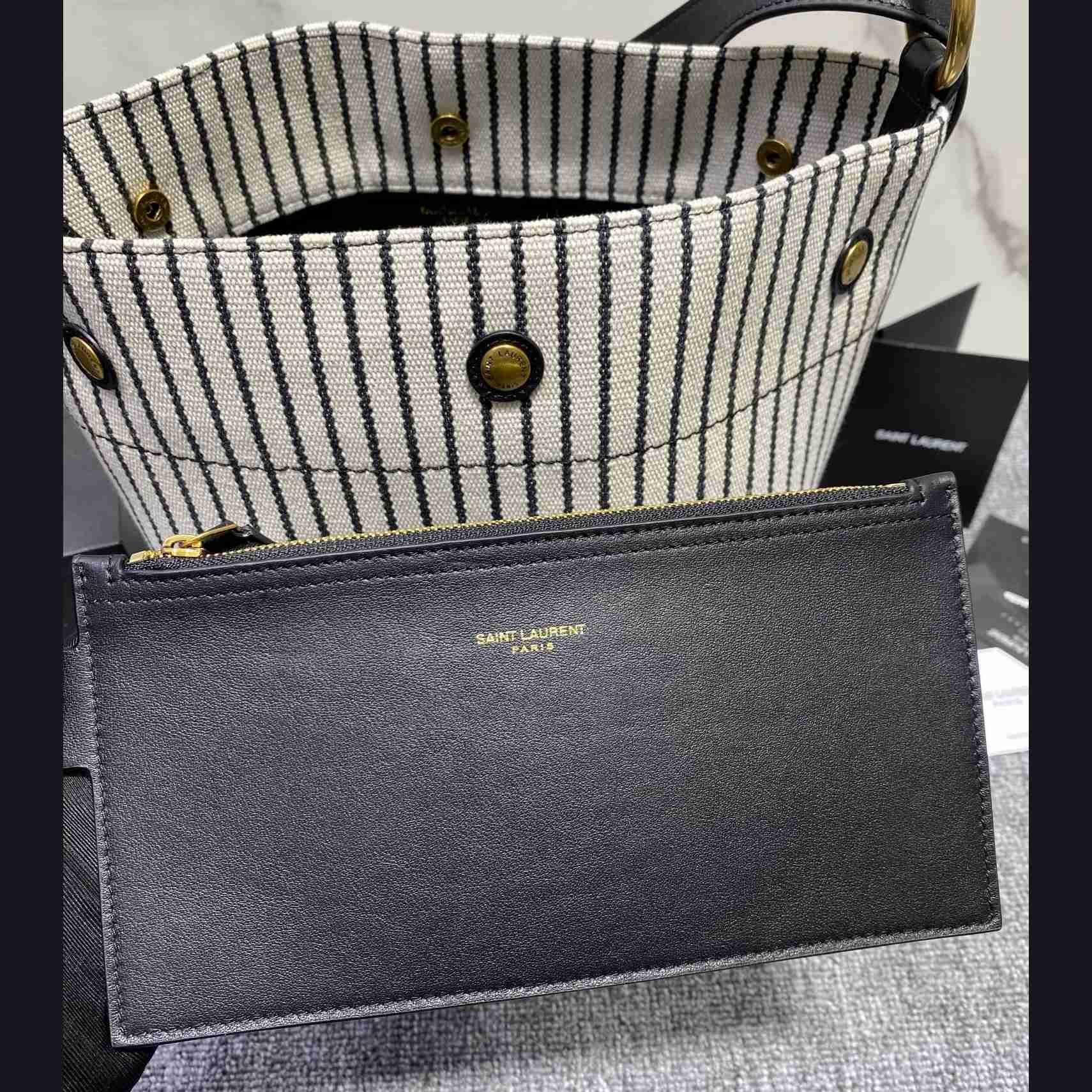 Saint Laurent YSL Rive Gauche Bucket Canvas (31x20x27.5cm) - DopestKickz