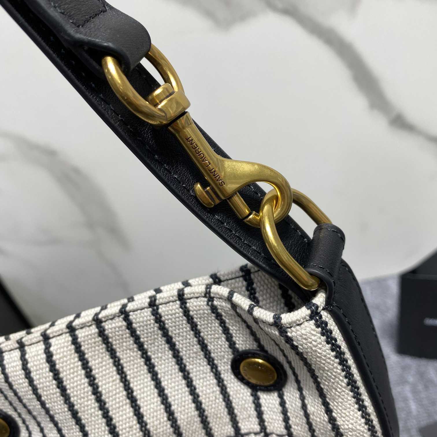 Saint Laurent YSL Rive Gauche Bucket Canvas (31x20x27.5cm) - DopestKickz