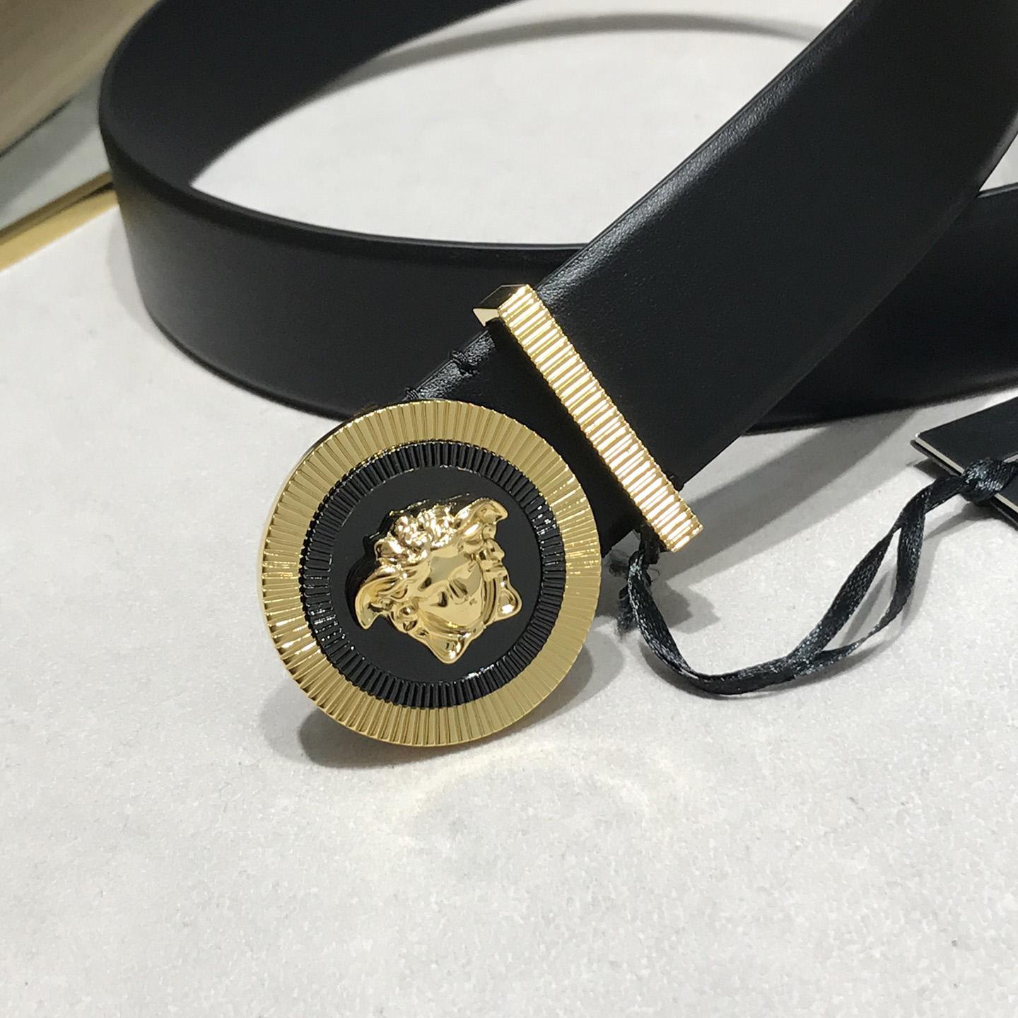 Versace Medusa Leathre Belt    38mm - DopestKickz