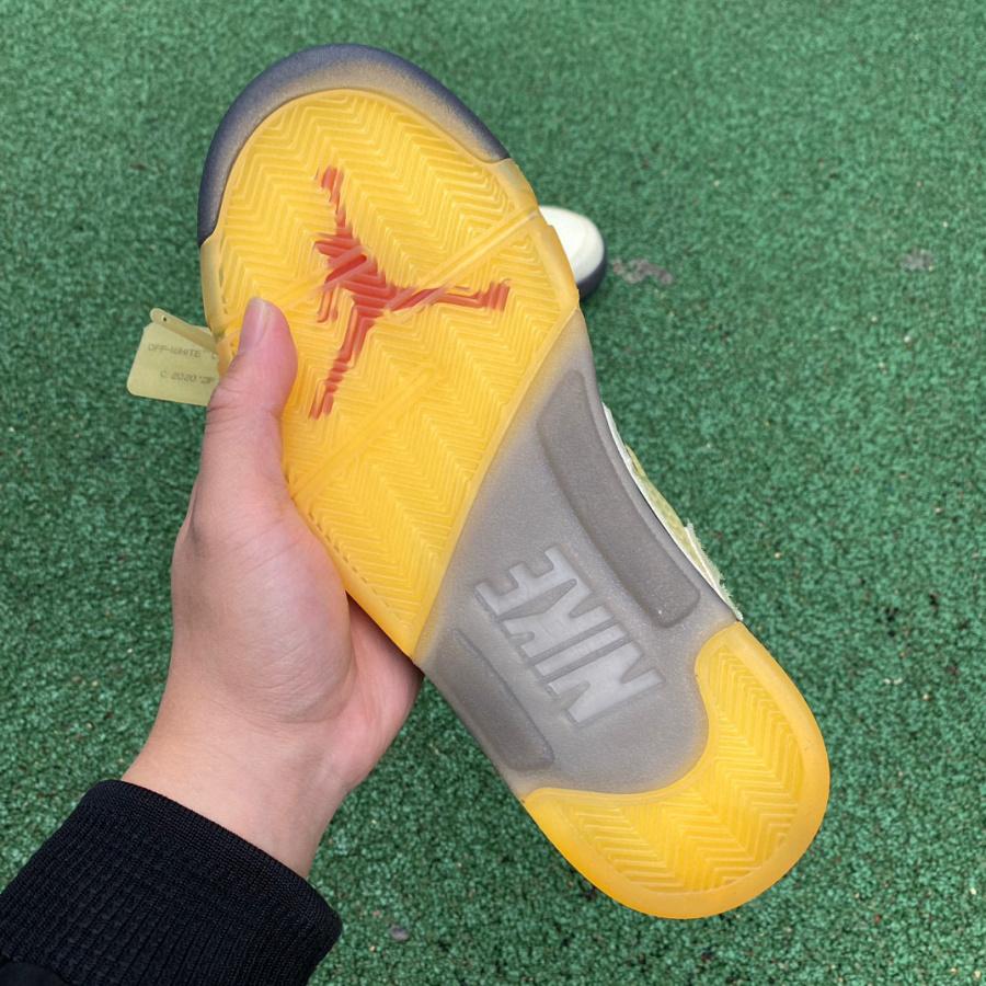 AirJordan 5 AJ5 x Off-White Ow Sneaker      DH8565-100 - DopestKickz