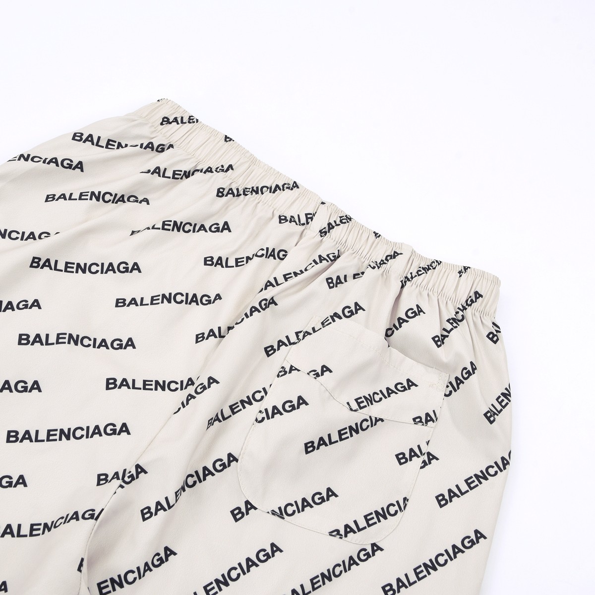 Balenciaga Logo Print Pyjama Trousers - DopestKickz