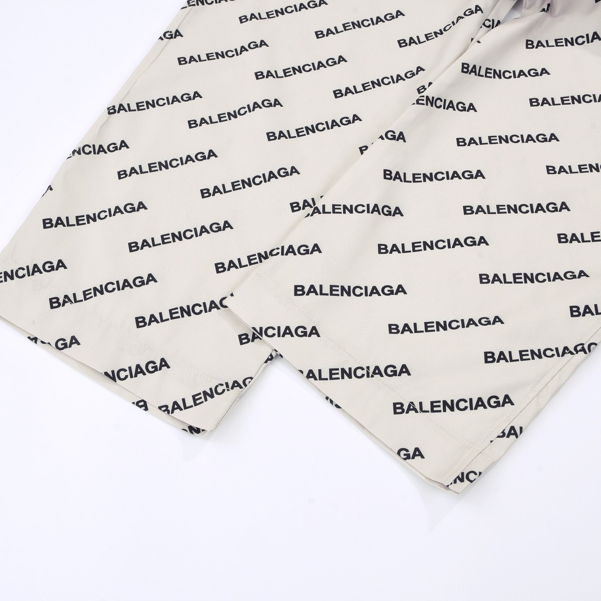 Balenciaga Logo Print Pyjama Trousers - DopestKickz