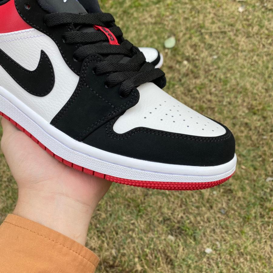 Air Jordan 1 Low “Black Toe” Sneaker   553558-116 - DopestKickz