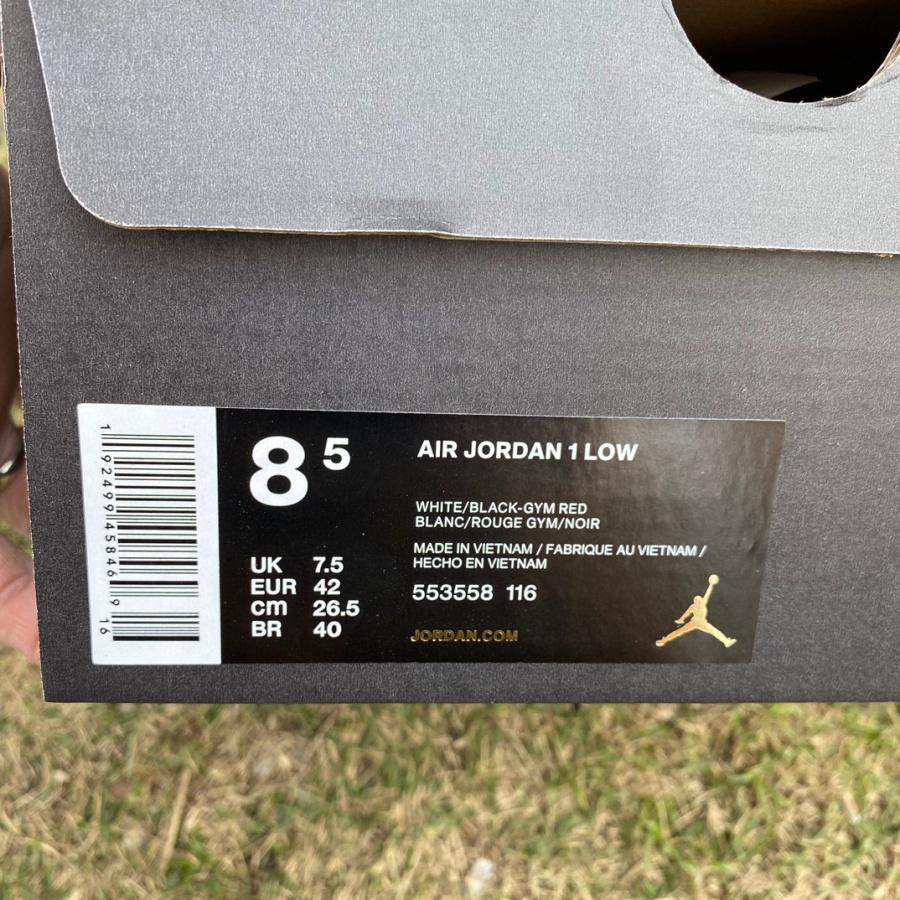 Air Jordan 1 Low “Black Toe” Sneaker   553558-116 - DopestKickz