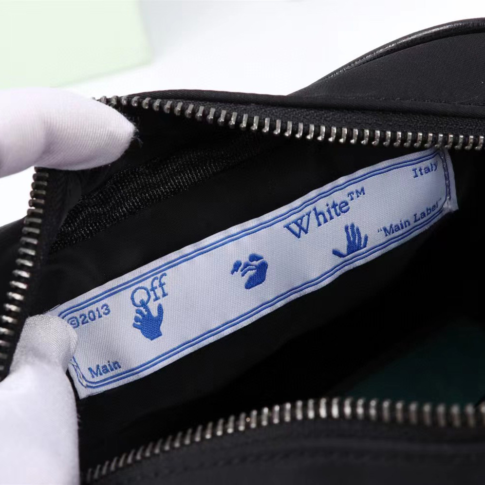 Off white Logo Nylon Crossbody Bag(19-14-5.5cm) - DopestKickz