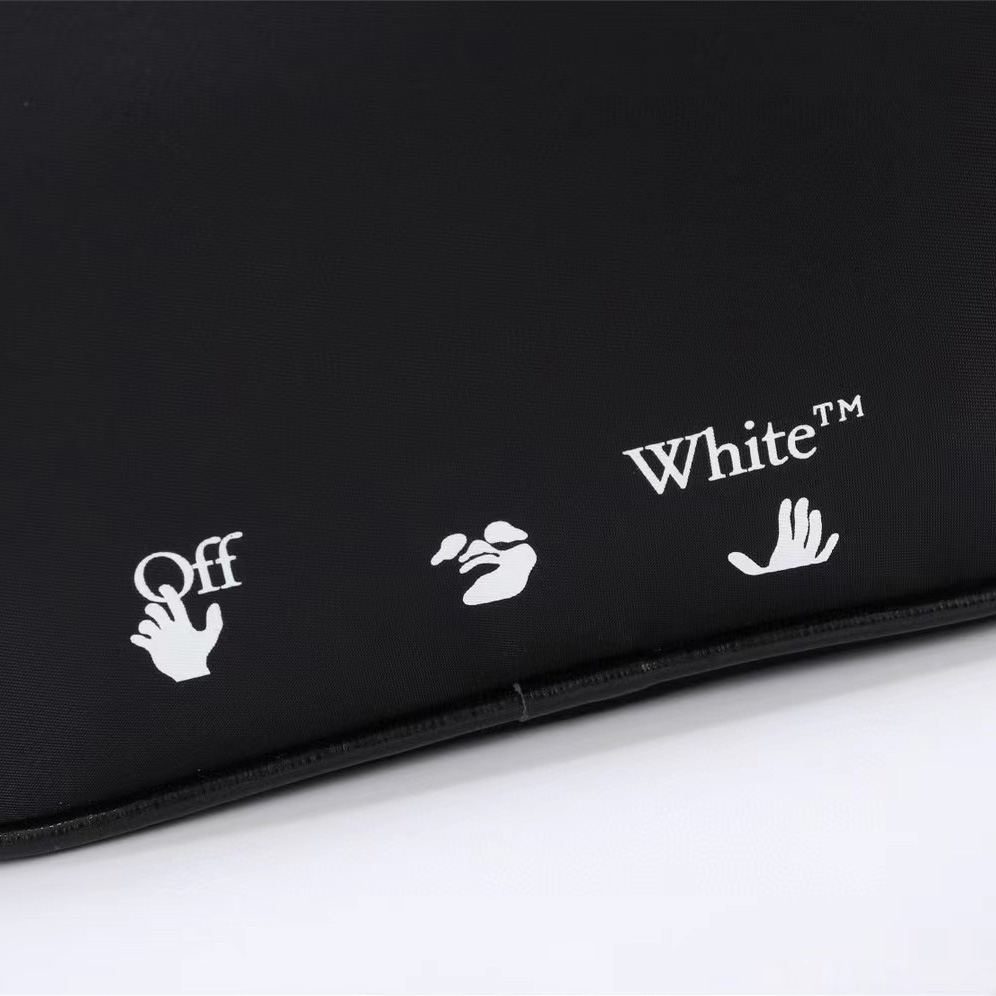 Off white Logo Nylon Crossbody Bag(19-14-5.5cm) - DopestKickz