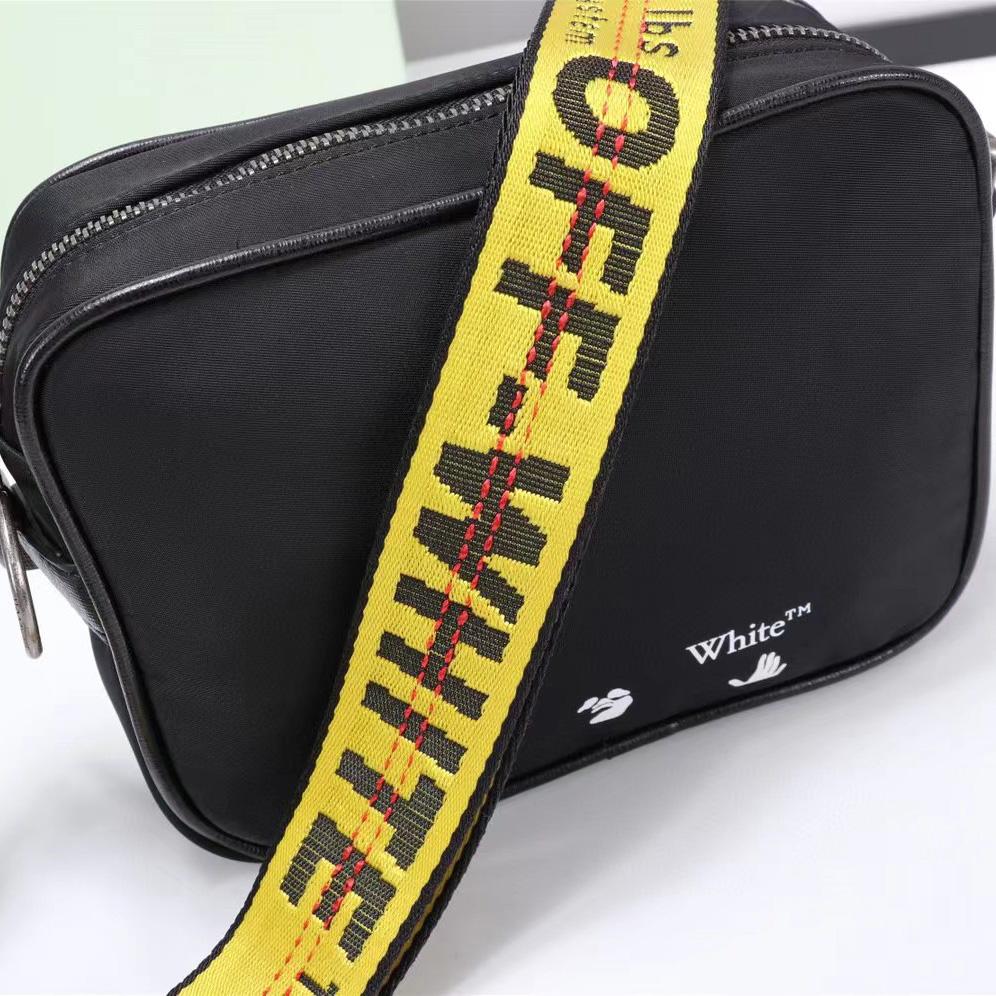 Off white Logo Nylon Crossbody Bag(19-14-5.5cm) - DopestKickz