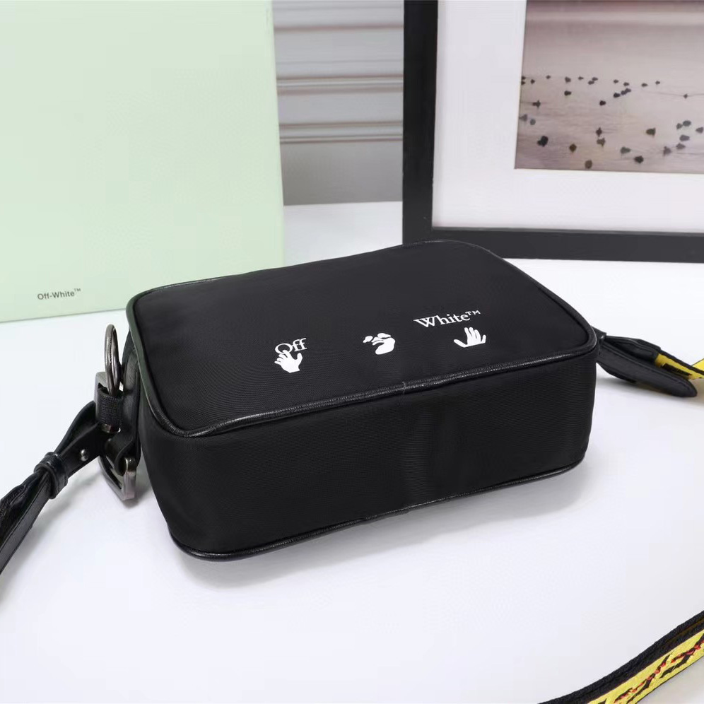 Off white Logo Nylon Crossbody Bag(19-14-5.5cm) - DopestKickz