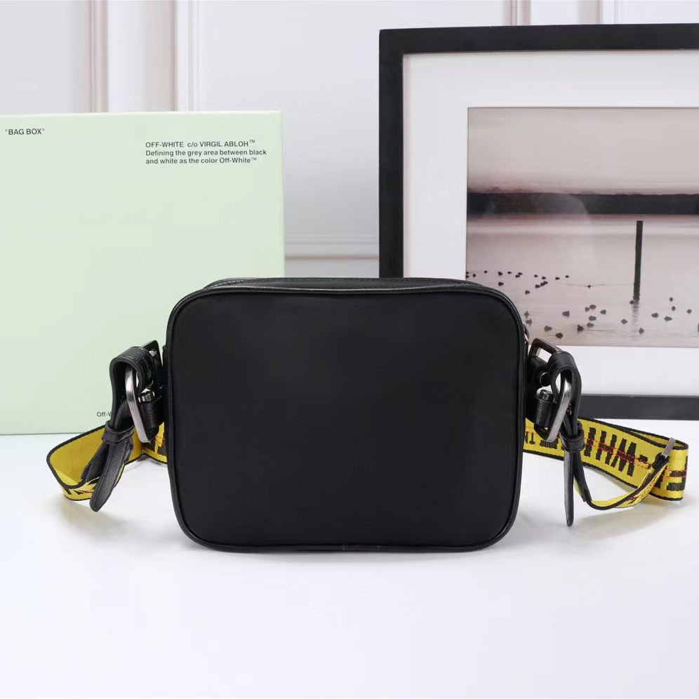 Off white Logo Nylon Crossbody Bag(19-14-5.5cm) - DopestKickz