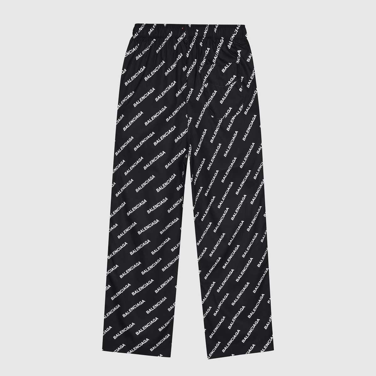 Balenciaga Logo Print Pyjama Trousers - DopestKickz