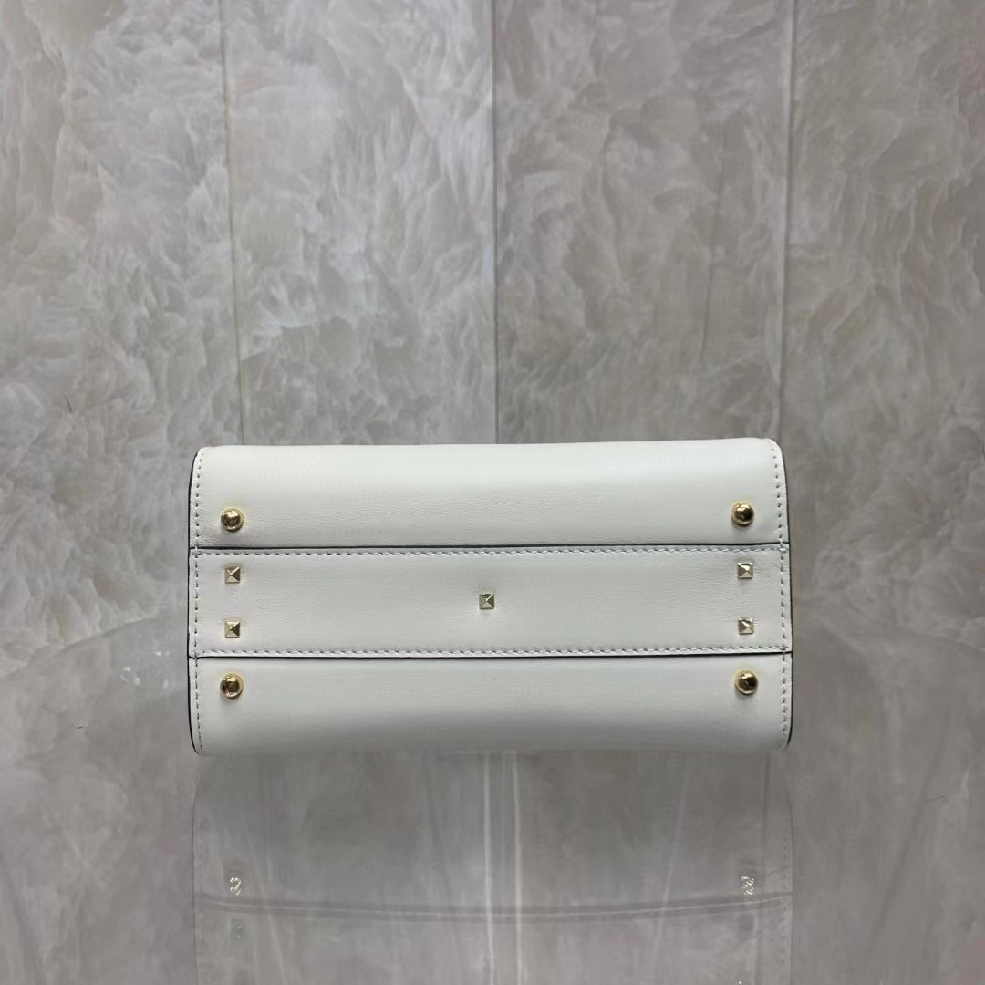 Valenti small Vsling Calfskin Handbag With Jewel Handle  - DopestKickz