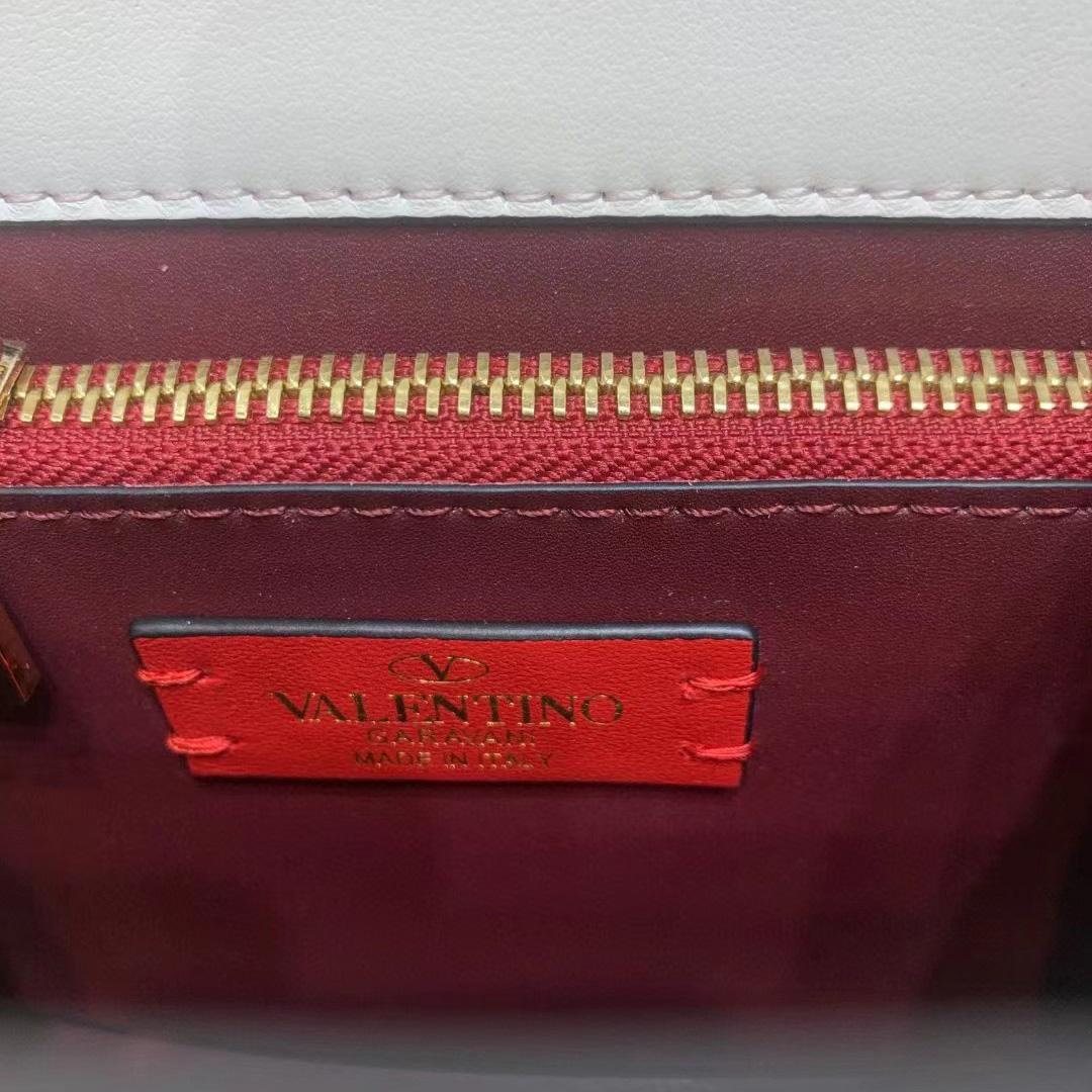 Valenti small Vsling Calfskin Handbag With Jewel Handle  - DopestKickz