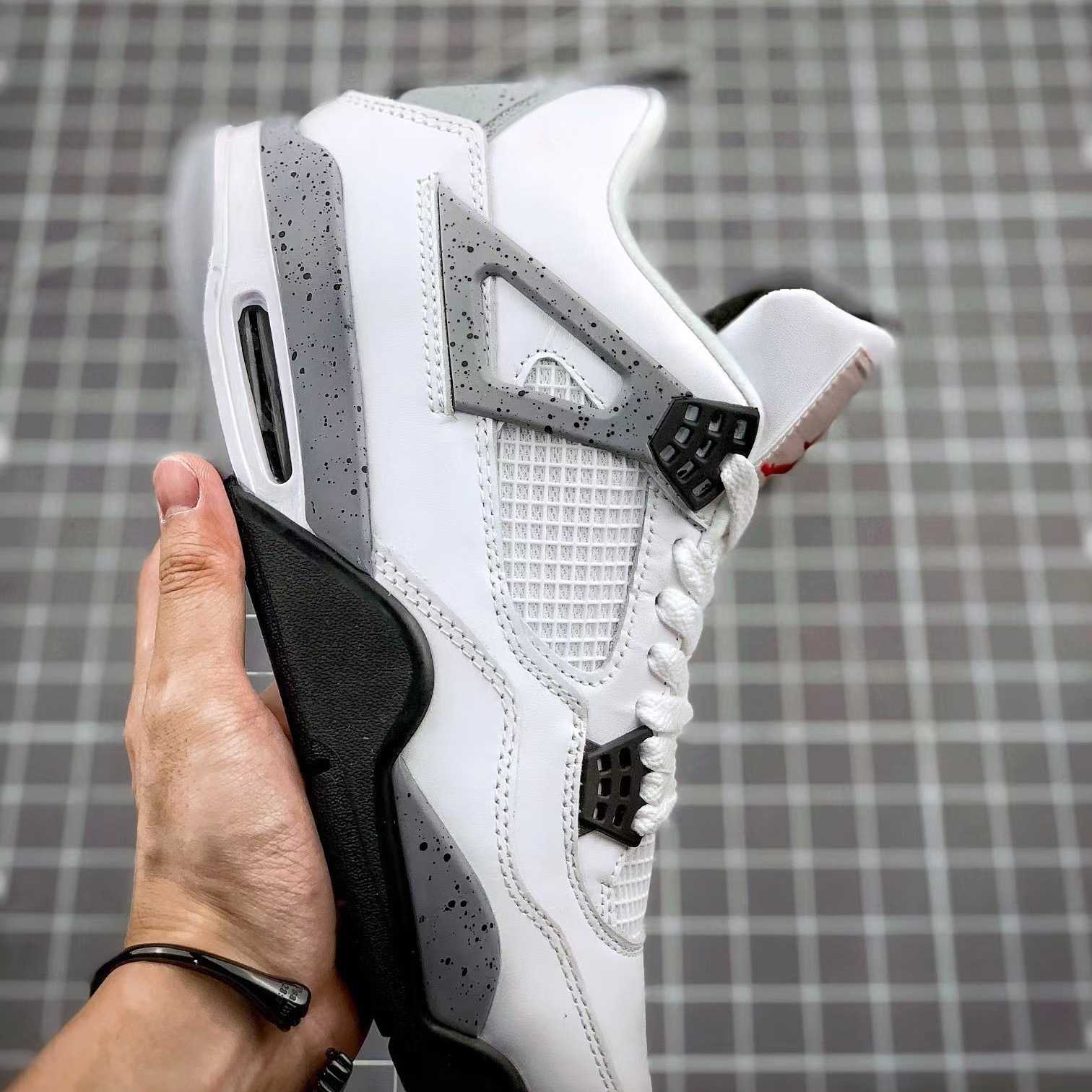 Air Jordan 4 Retro “White Cement” Cement” Sneaker      CZ5624 - DopestKickz